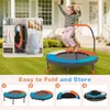 Trampolino per bambini COSTWAY Ø90 cm, minitrampolino con Anteprima dell’immagine prodotto 8