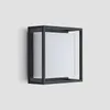 Lucande LED-Außenwandleuchte Ilirian, anthrazit, Alu, 25 cm Produktbild-Vorschau 6