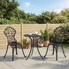 Outsunny Bistroset 3-tlg. Balkonmöbel Set Bistrotisch mit 2 Produktbild-Vorschau 2