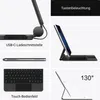 Tastatur Hülle für iPad Air & iPad Pro 12,9/13 Zoll (bis Produktbild-Vorschau 4