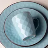 Service de table en faïence, ensemble de vaisselle vancasso Voir les images du produit 2