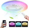 Stropní ventilátor Clanmacy RGB s LED osvětlením a dálkovým Náhled obrázku produktu 9
