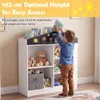 Étagère pour enfants COSTWAY en forme de maison, étagère Voir les images du produit 6
