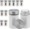 Relaxdays Gewürzstreuer, 12er Set, 3 Streugrade, Gewürze & Produktbild-Vorschau 1