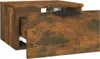 vidaXL Nástěnný noční stolek Smoked Oak 34x30x20 cm Náhled obrázku produktu 4
