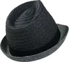 Kinder Trilbyhut Strohhut Sommerhut Sonnenhut Hut, marine, Produktbild-Vorschau 2