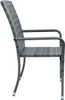 Juskys Polyrattan Gartenstühle Yoro 2er Set - mit Armlehnen Produktbild-Vorschau 22