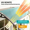 Vordach für Haustür/Fenster, wetterfest, Braun, Produktbild-Vorschau 3