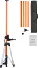 A laser level tripod and accessories are displayed against a white background. Anteprima dell’immagine prodotto