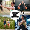 A collage of four images showing people engaged in various sports and fitness activities, with a central image of a black shoulder brace. Anteprima dell’immagine prodotto