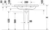 Duravit D-Code 2.0 Waschtisch, 800mm, m. ÜL, 1 Hahnloch, Produktbild-Vorschau 10