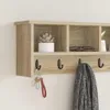 vidaXL Wandmontierter nachttisch Sonoma-Eiche 100 x 16 x 26 Produktbild-Vorschau 4