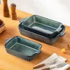 3-tlg Auflaufform Set, Steingut Ofenform mit Griffen, Produktbild-Vorschau 8