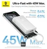 Baseus PicoGo Digital Display Power Bank 10000mAh 45W Weiß Produktbild-Vorschau 4