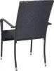 Juskys Polyrattan Gartenstühle Yoro 2er Set - mit Armlehnen Produktbild-Vorschau 10