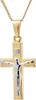 Gold Anhänger Kreuz Korpus  mit Goldkette  333-8 Karat Gold Produktbild-Vorschau 4
