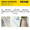 VEVOR 330 cm Retro zábradlie z vodovodného potrubia Náhľad obrázku produktu 7