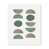 MuchoWow® Mauspad Mousepad Formen - Grün - Kreis - Halb Produktbild-Vorschau 1