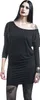 Black Premium by EMP Damen schwarzes kurzes Langarm-Kleid Produktbild-Vorschau 6
