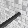 Schwarz Walkin Duschkabine 120x200cm + 30x200cm Flipper Produktbild-Vorschau 7