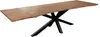 Esstisch 140(220)x90cm mit Ansteckplatten, Baumkante massiv Produktbild-Vorschau 2
