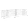 vidaXL H-förmiger Gabionen-Pflanzkorb Stahldraht 260x40x60 Produktbild-Vorschau 6