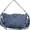Blaue Damenhandtasche: Stilvolle Schultertasche mit Produktbild-Vorschau 2