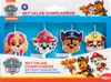 Candele per torte Paw Patrol 4 pezzi Anteprima dell’immagine prodotto 3