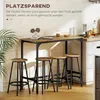Zestaw stolików barowych HOMCOM Stół barowy ze stołkami Podgląd zdjęcia produktu 6