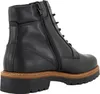 A black leather boot shown from the side and back. Produktbild-Vorschau