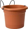 Elho Blumentopf + Halter Green Basics Ø 20 x 18,5 cm mild Produktbild-Vorschau 1