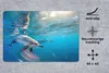 MuchoWow® Schreibtischunterlage Delphin - Sonne - Wasser Produktbild-Vorschau 2