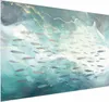 Posterpapier Poster - School of Small Fish 60x40 cm Tiere Produktbild-Vorschau 1