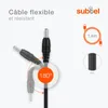 subtel Chargeur téléphone 3.5mm 5V - 6V 0.5A / 500mA 1.4m Voir les images du produit 4