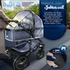 KIDUKU® 3 v 1 kočík modro-čierny cestovný kočík vrátane Náhľad obrázku produktu 4
