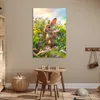 Wanddeko 60x90 cm - Kinderzimmer - Kaninchen, Bilder Produktbild-Vorschau 2