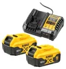 DeWalt DCB1104P2-QW 2x 18V 5Ah Akku-Set Produktbild-Vorschau 1