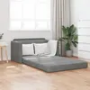 vidaXL Rozkladacia pohovka tmavosivá 124 x 71 x 78 cm zamat Náhľad obrázku produktu 2