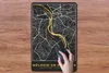 MuchoWow® Mauspad Mousepad Mülheim an der Ruhr - Gold - Produktbild-Vorschau 3