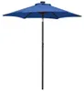 vidaXL Sonnenschirm mit LED-Beleuchtung Azurblau 200x211 cm Produktbild-Vorschau 7