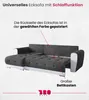 BroMARKT Ecksofa DOMI Schlaffunktion Bettkasten L-Form Produktbild-Vorschau 6