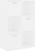 Armadio Bianco 60x29,5x90 cm Materiale in legno Anteprima dell’immagine prodotto 1