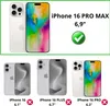 Vetro Temperato Anti-Spia per iPhone 16 PRO MAX [4 Pezzi] Anteprima dell’immagine prodotto 2