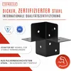 TRIBECCO 3-násobná spojka 90x90 mm, úhel 90° pro houpačku, Náhled obrázku produktu 6