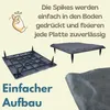 8er Set Trittplatten für Garten inkl. Erdspießen Produktbild-Vorschau 4