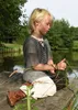 Weite Mittelalterliche Kinderhose Thore, braun/natur - Produktbild-Vorschau 3