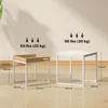 HOMCOM 2er-Set Couchtisch, Eckiger Beistelltisch, Produktbild-Vorschau 3