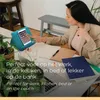 Orange Esel – Tablet-Kissen – Grau Produktbild-Vorschau 2