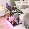 Iropro 80x60cm Stehpult Höhenverstellbar mit Steckdosen und Produktbild-Vorschau 4