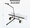 Grabie do kosiarek Wiltec o szerokości roboczej 148 cm, Podgląd zdjęcia produktu 3